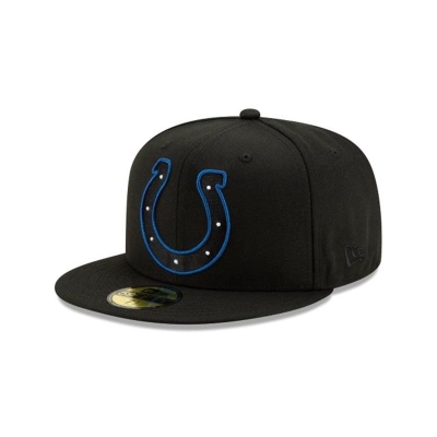 Sapca New Era Indianapolis Colts NFL NFL Logo Elements 2.0 59FIFTY Fitted - Negrii